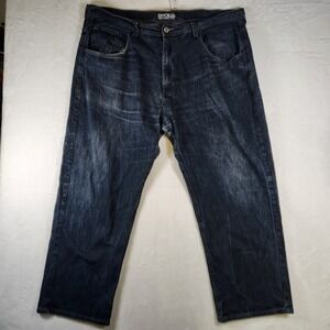 Enyce Mens Dark Wash Denim‎ Jeans 46/31 Vintage Style Hip Hop